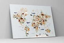 Obraz Mapa svet zvierat 2007